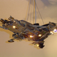 Image for article titled Spaceship Lamp Made of Recycled Computers